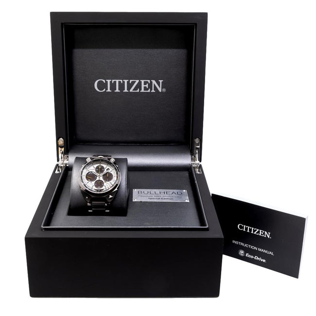 Citizen Herrenuhr AV0080-88A Bull Head Super Titanium Special Ed