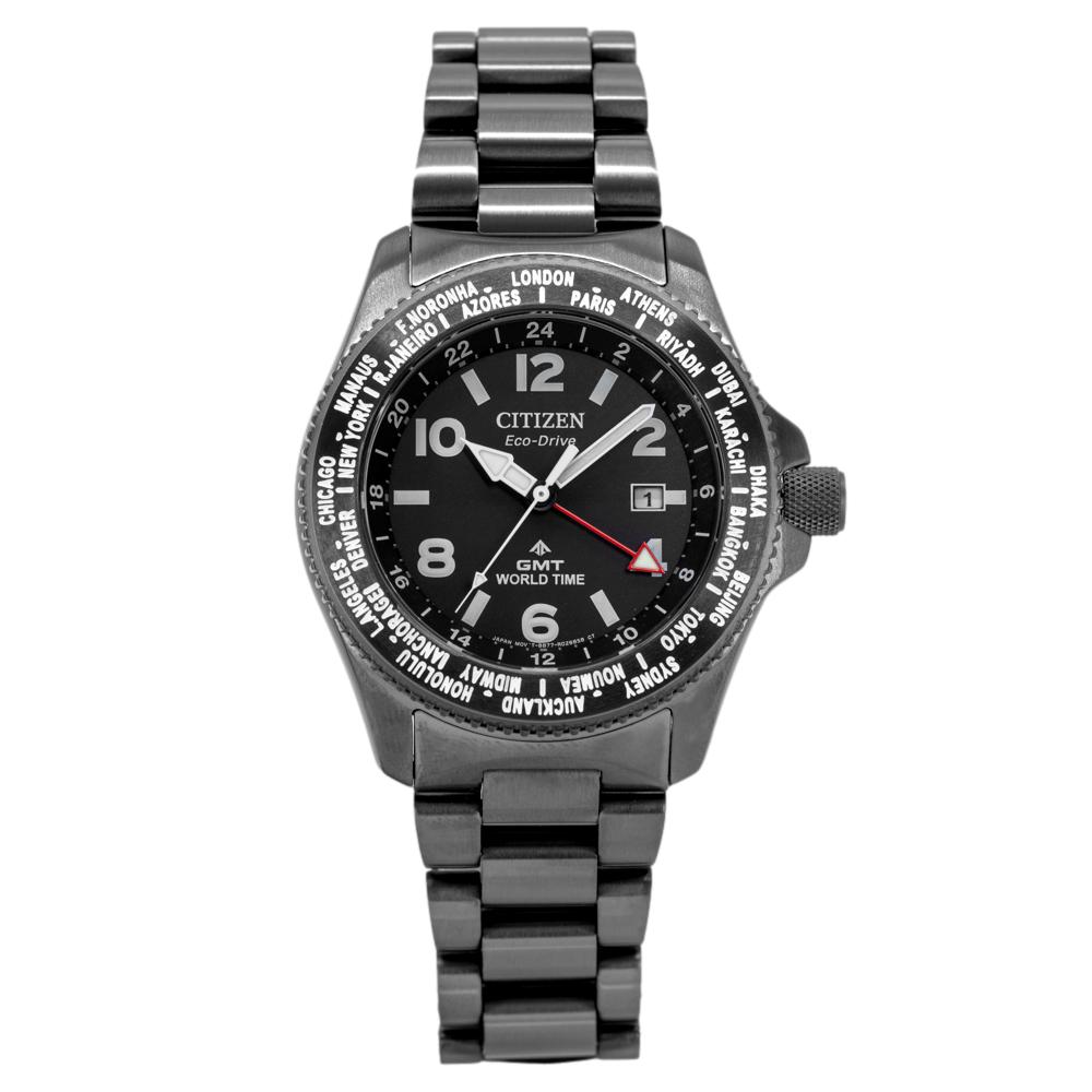 Citizen Men's BJ7107-83E Field GMT Eco-Drive Watch