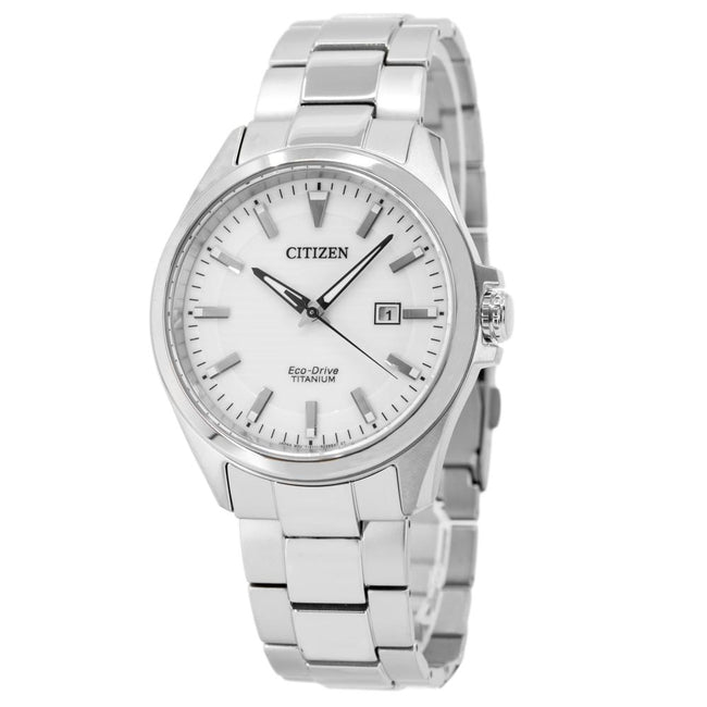 Citizen Men's BM7470-84A Titanium White Dial Watch