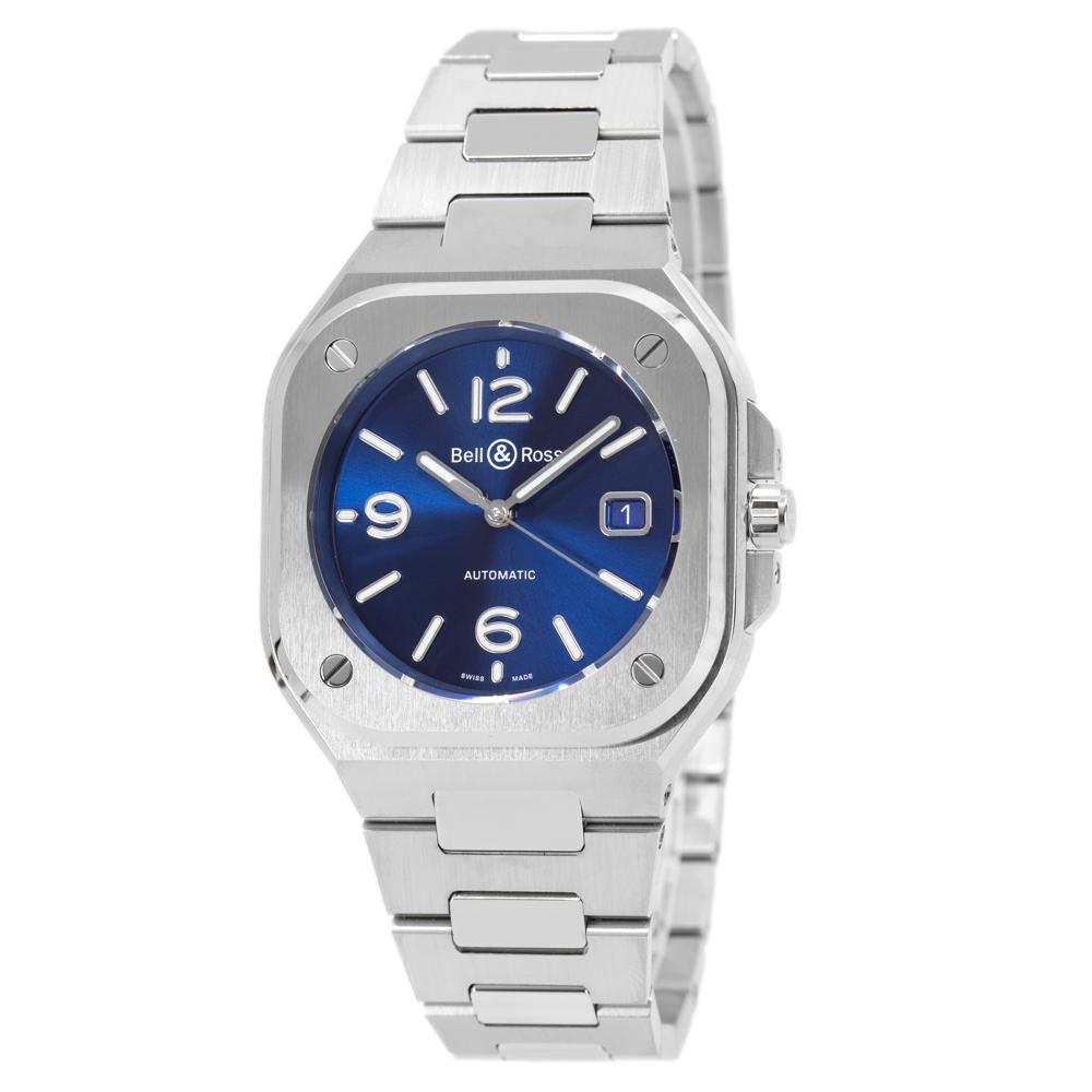 Bell&Ross Men's BR05A-BLU-ST/SST Blue Dial Auto