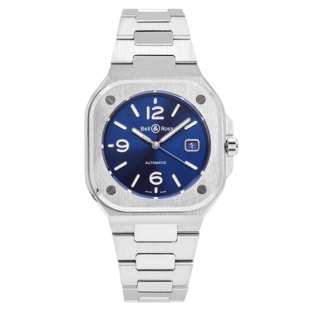 Bell&Ross Men's BR05A-BLU-ST/SST Blue Dial Auto