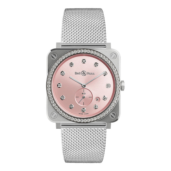 Bell&Ross Ladies BRS-PK-ST-LGD/SST Novarosa Diamonds Watch