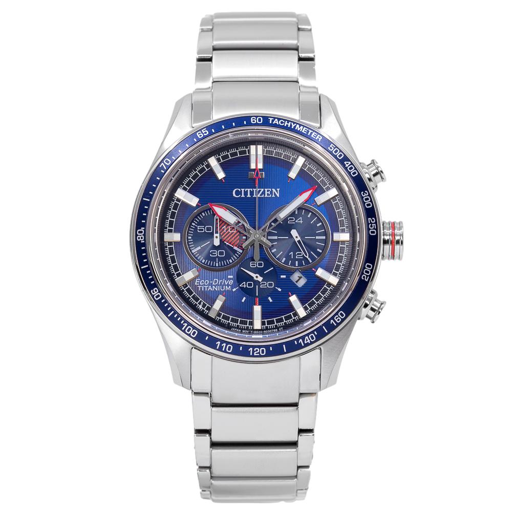 Citizen Herrenuhr CA4490-85L Super Titan Eco-Drive Blau