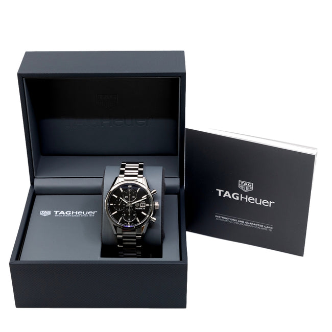 Tag Heuer Men's CBK2110.BA0715 Carrera Black Dial Auto Watch