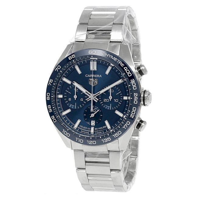 Tag Heuer CBN2A1A.BA0643 Carrera Blue Dial Chrono Watch