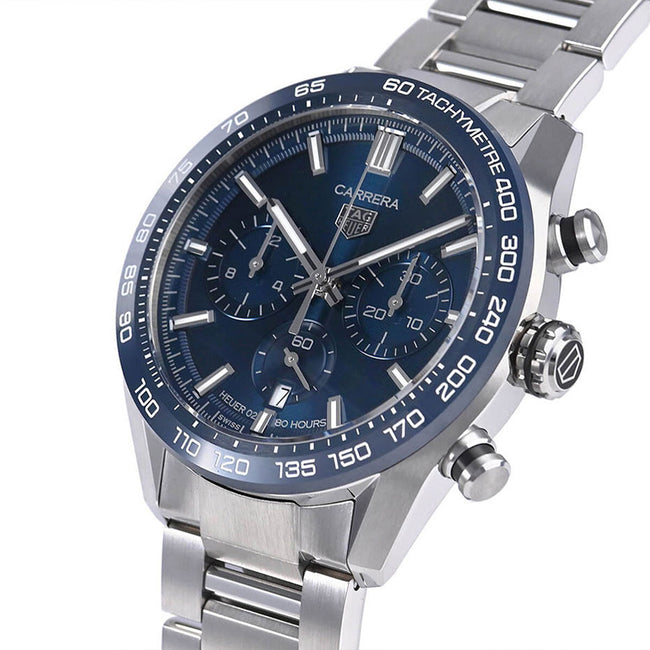 Tag Heuer CBN2A1A.BA0643 Carrera Blue Dial Chrono Watch