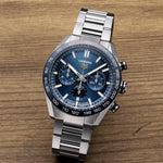 Tag Heuer CBN2A1A.BA0643 Carrera Blue Dial Chrono Watch