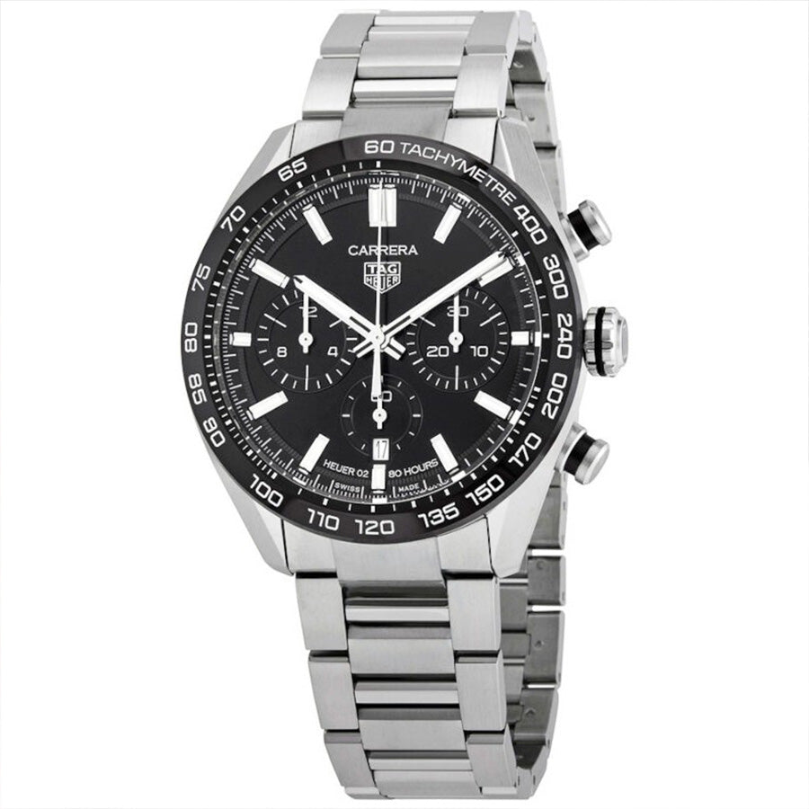 Tag Heuer CBN2A1B.BA0643 Carrera Black Dial Chrono Watch