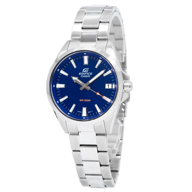 Casio Men s EFV 100D 2AVUEF Edifice Blue Dial Watch