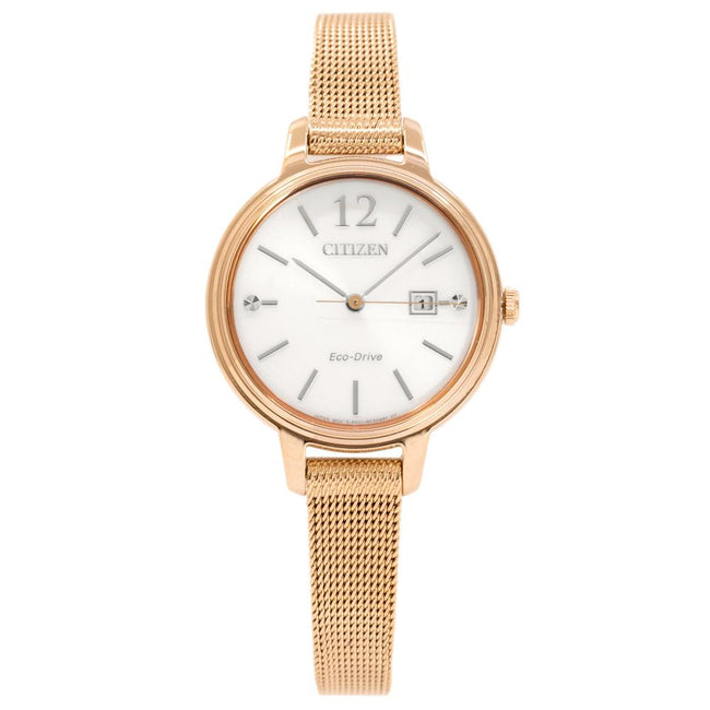 Citizen Ladies EW2447-89A Eco-Drive Gold PvD Watch