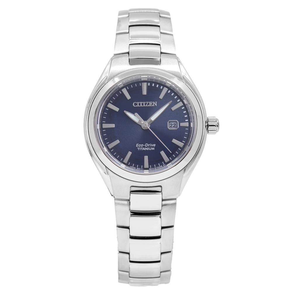 Citizen Damen EW2610-80L Super Titanium Blaues Zifferblatt Uhr