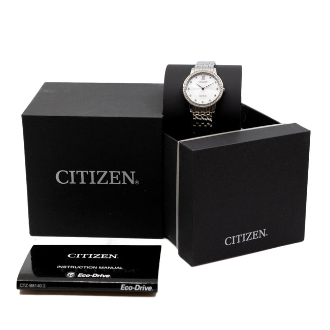 Citizen Ladies EX1480-82A Eco-Drive Diamonds