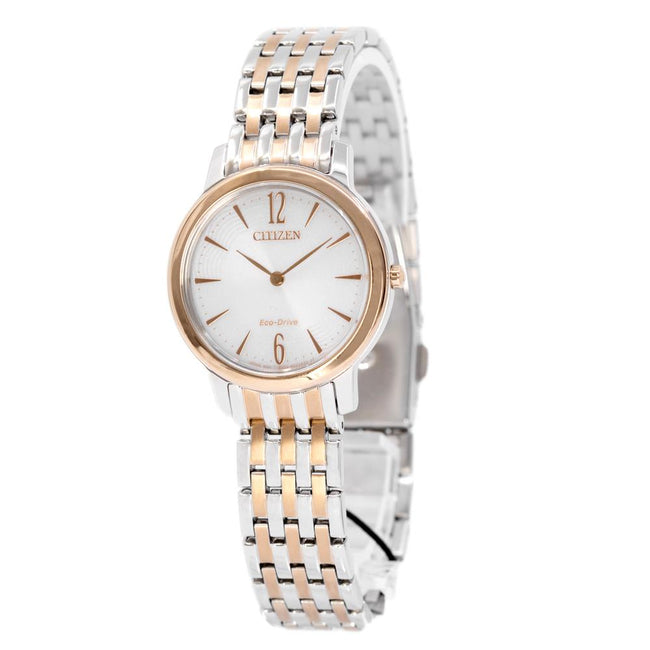 Citizen Damen EX1496-82A Eco-Drive Zweifarbige Uhr