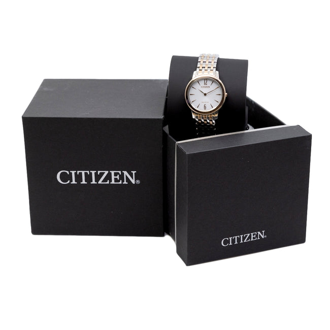 Citizen Damen EX1496-82A Eco-Drive Zweifarbige Uhr