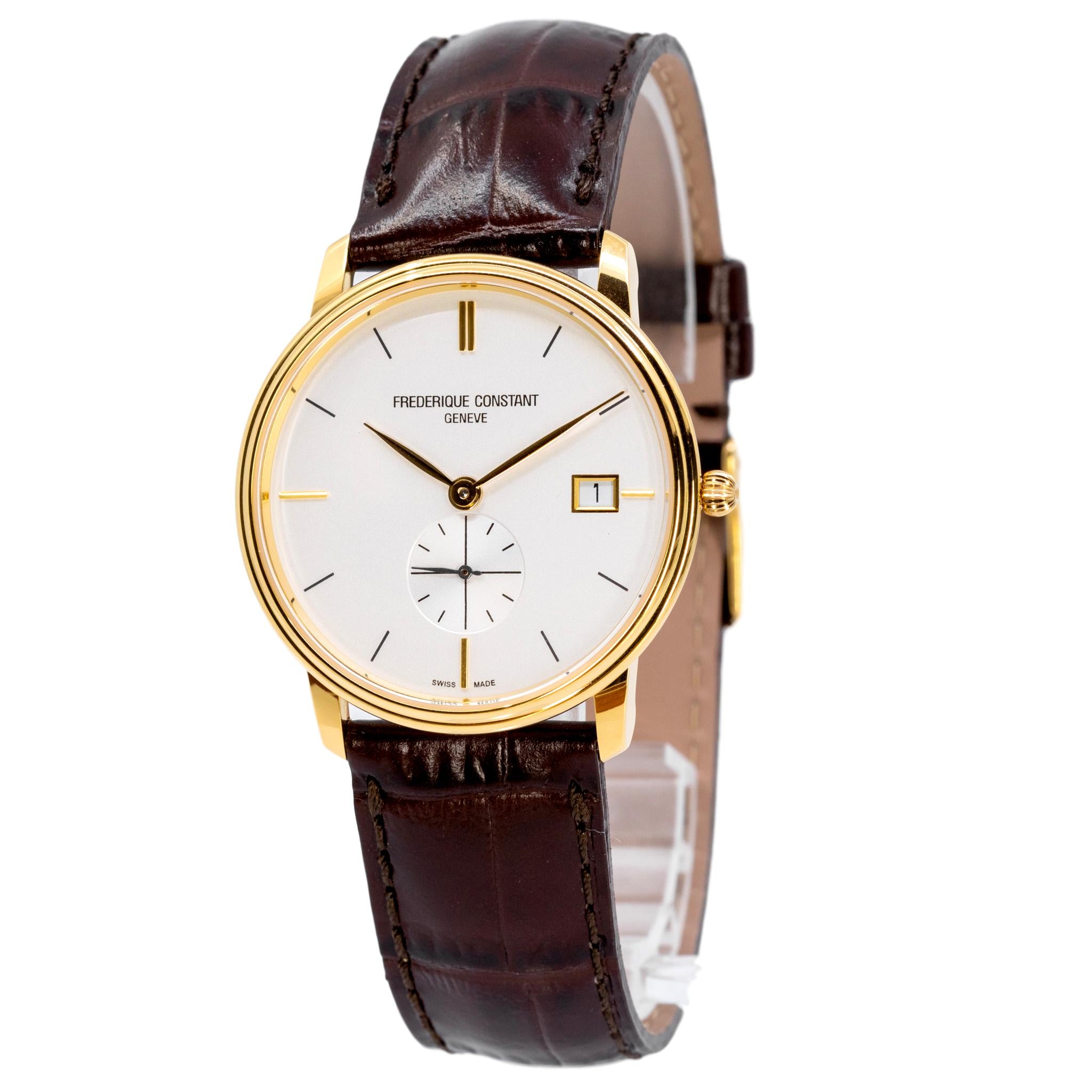 Frederique Constant Men's FC-245V4S5 SlimLine Date Watch