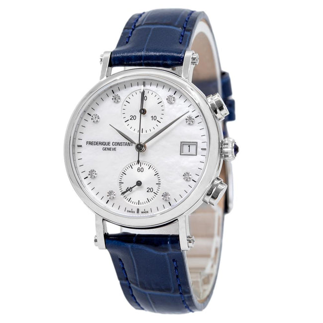 Frederique Constant Ladies FC-291MPWD2R6 Chrono Watch