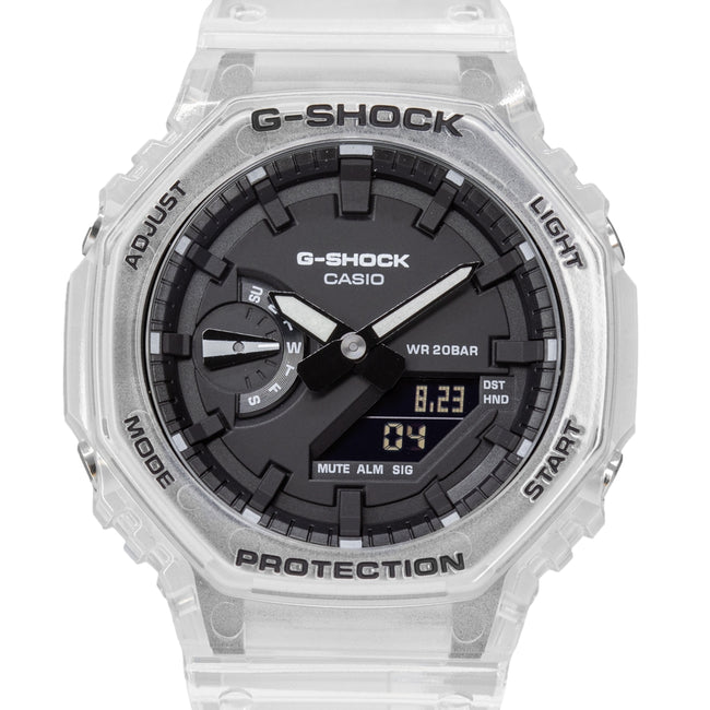 Casio Men's GA-2100SKE-7AER G-Shock Black Dial Quartz