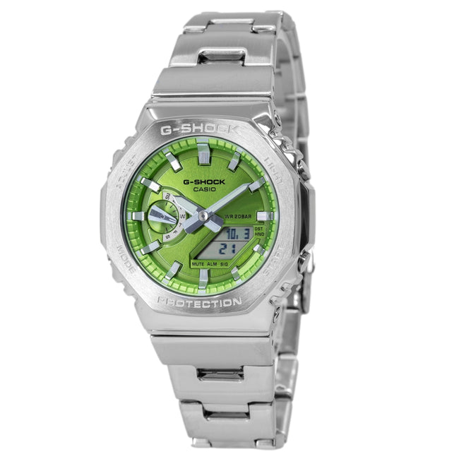 Casio Men's GM-2110D-3AER G-Shock Green Dial Quartz