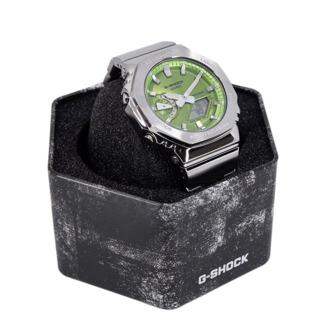 Casio Men's GM-2110D-3AER G-Shock Green Dial Quartz