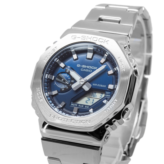 Casio Men's GM-2110D-2BER G-Shock Blue Dial Quartz