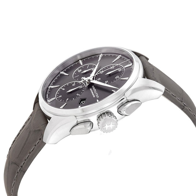 Hamilton Men's H32586881 Jazzmaster Chrono Grey Dial Watch