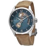 Hamilton Men's H32705842 Jazzmaster Open Hearth Blue Watch