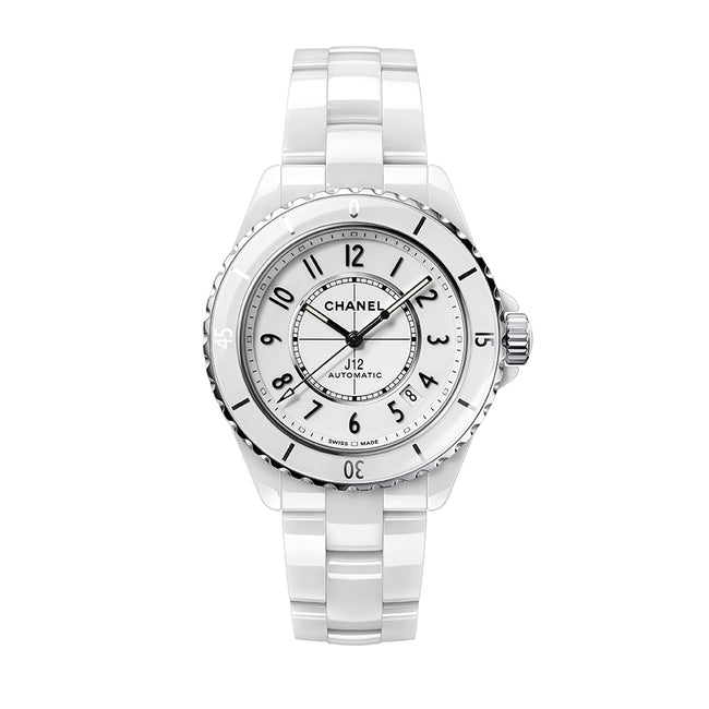 Chanel Women's J2 H5700 White Dial Date Auto