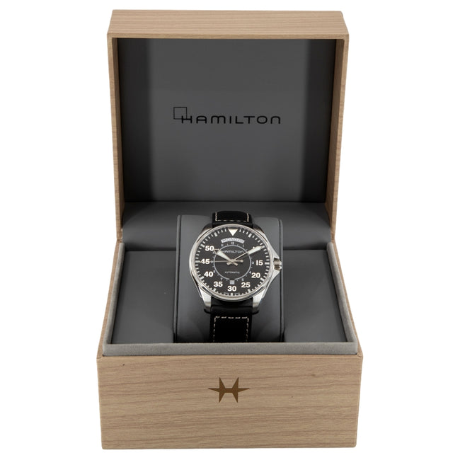 Hamilton Men's H64615735 Khaki Aviation Pilot Day Date Watch