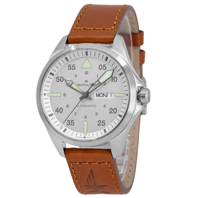 Hamilton H64635550 Khaki Aviation Pilot White Dial Automatic