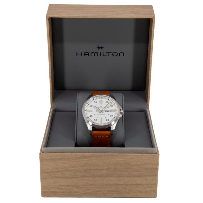 Hamilton H64635550 Khaki Aviation Pilot White Dial Automatic