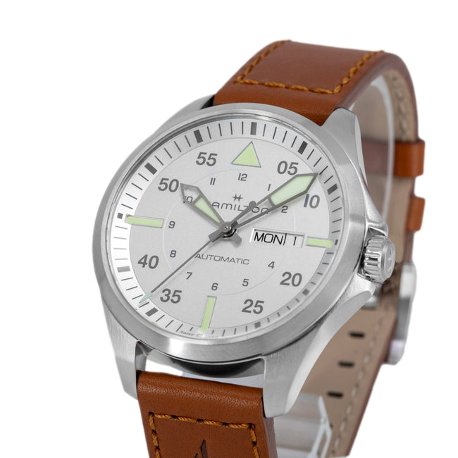 Hamilton H64635550 Khaki Aviation Pilot White Dial Automatic