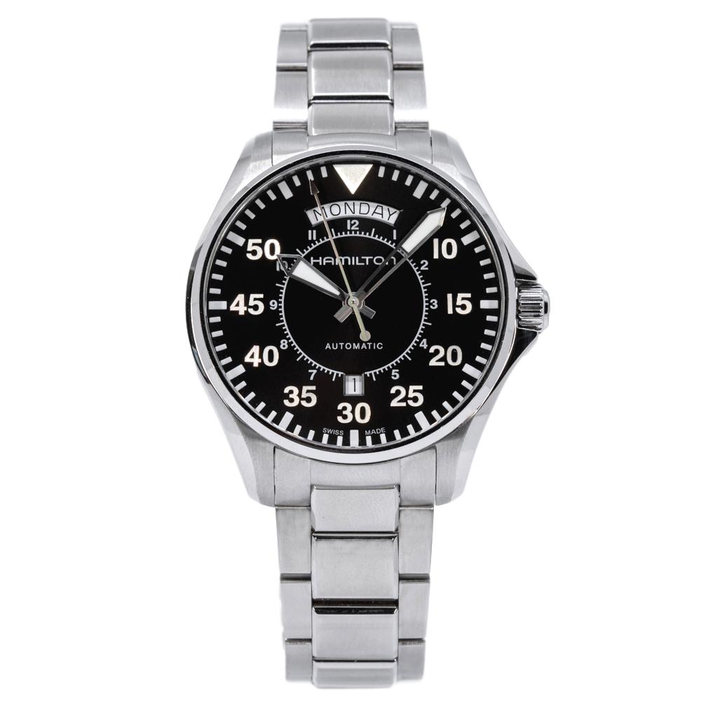 Hamilton Men's H64615135 Khaki Aviation Pilot Day Date Watch