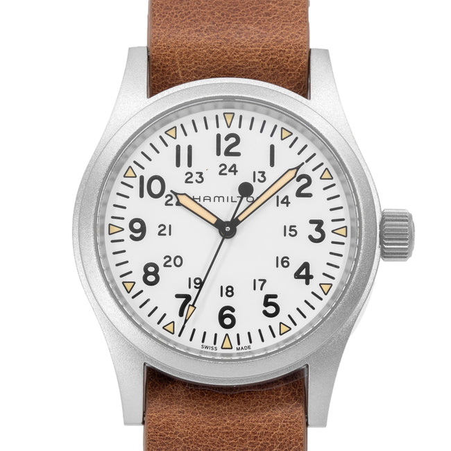 Hamilton Men's H69439511 Khaki Field White Dial