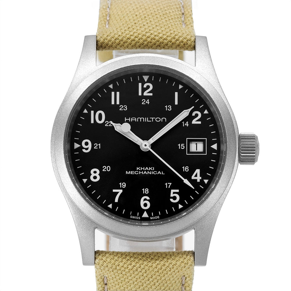 Hamilton Men's H69439933 Khaki Field Black Dial