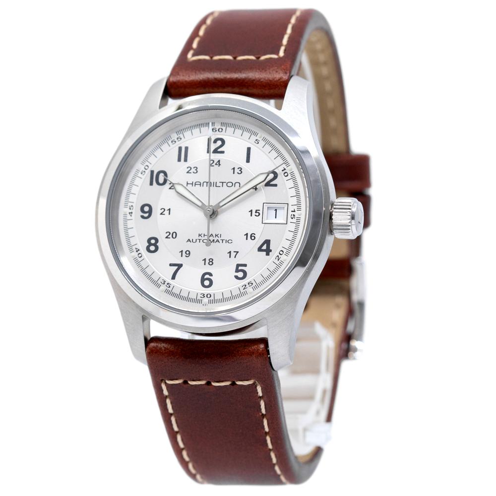 Hamilton Men's H70455553 Khaki Field Sliver Dial Watch