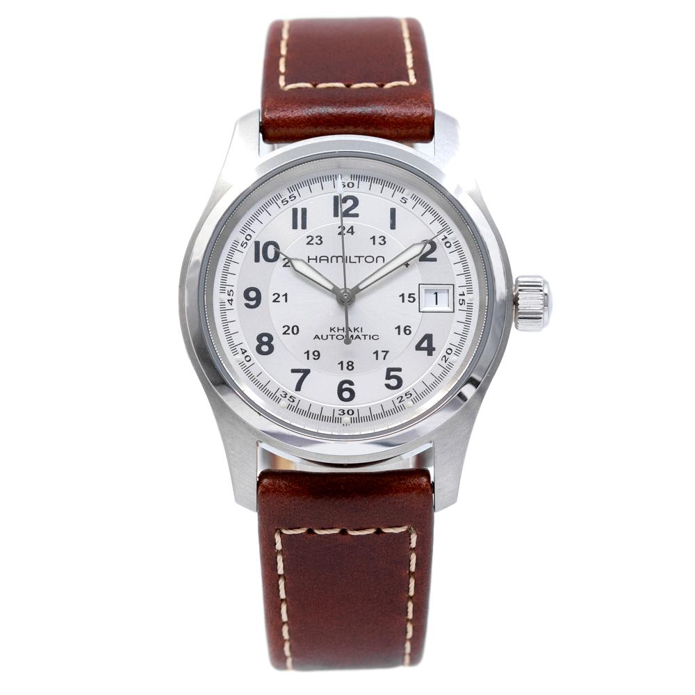 Hamilton Men's H70455553 Khaki Field Sliver Dial Watch