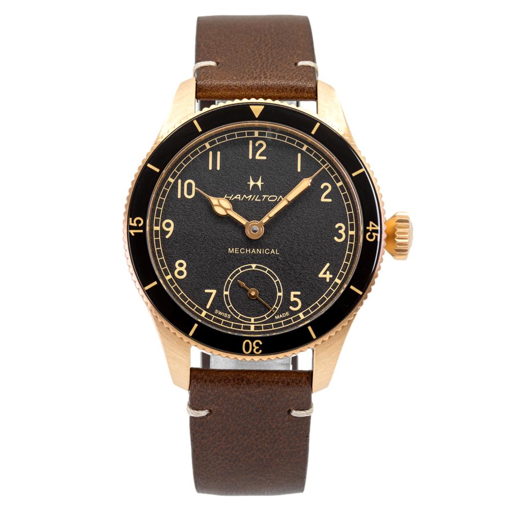 Hamilton H76709530 Khaki Aviation Bronze Manual Winding