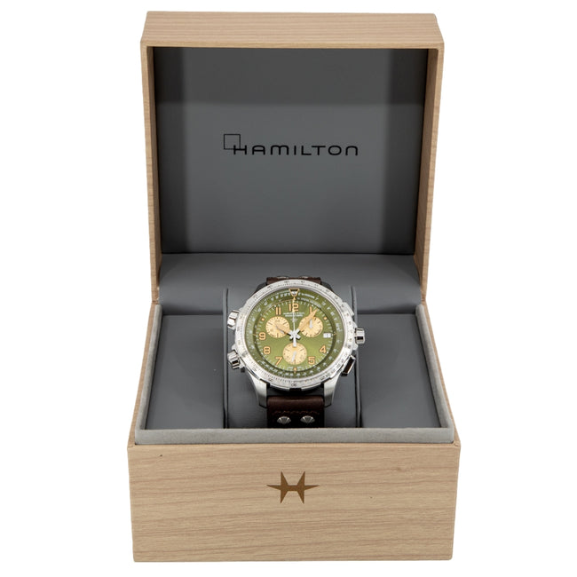 Hamilton Men's  H77932560 Khaki Aviation X-Wind GMT Chrono