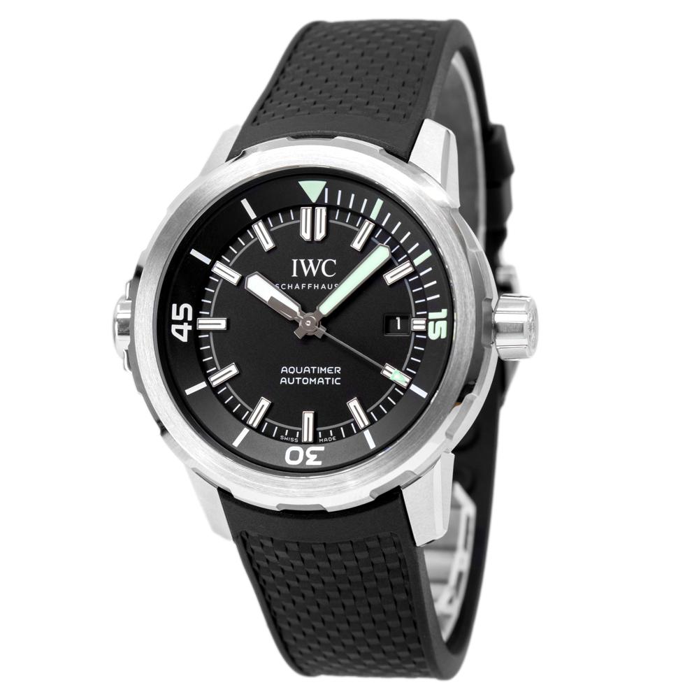 IWC Men's IW328802 Aquatimer Black Dial Auto Watch