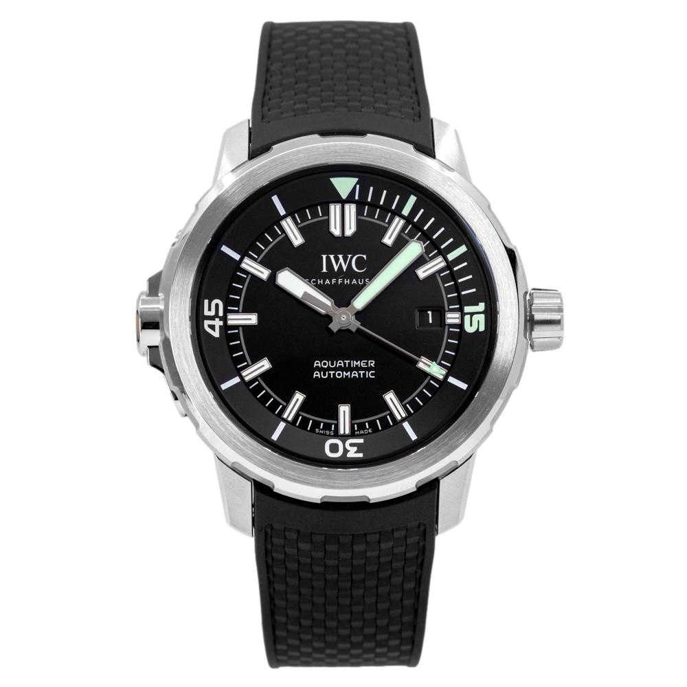 IWC Men's IW328802 Aquatimer Black Dial Auto Watch