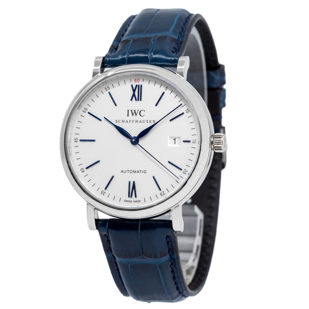 IWC Men's IW356527 Portofino White Dial Auto Watch