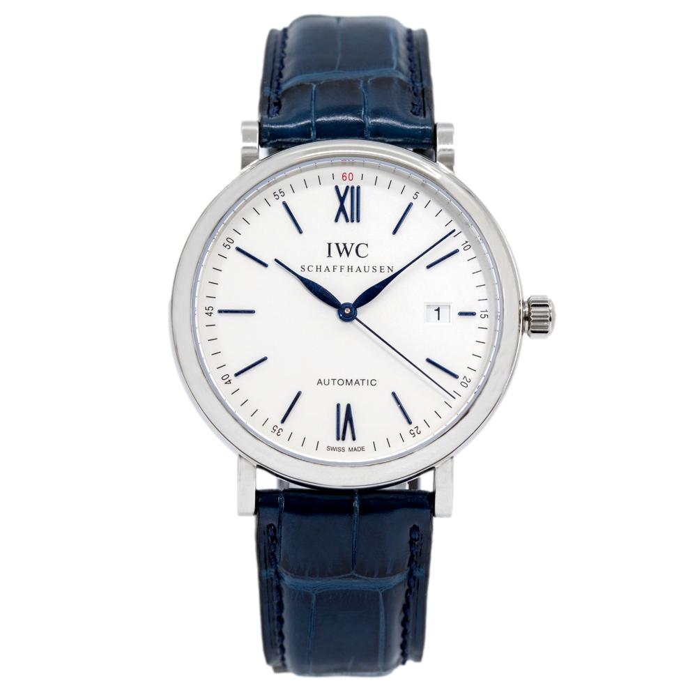 IWC Men's IW356527 Portofino White Dial Auto Watch