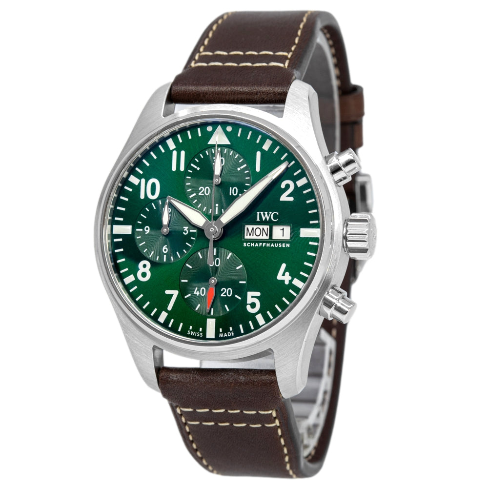 IWC IW388103 Pilot's 41 Green Dial Automatic Chronograph