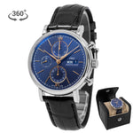 IWC Men's IW391036 Portofino 42mm Blue Dial Auto Chronograph