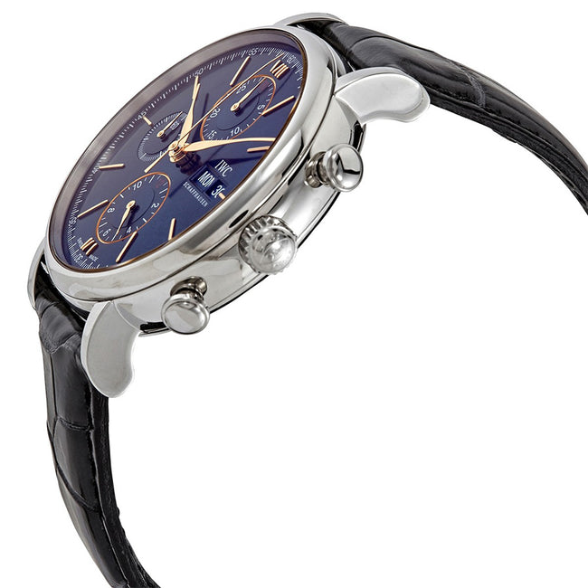 IWC Men's IW391036 Portofino Chrono Blue Dial Watch