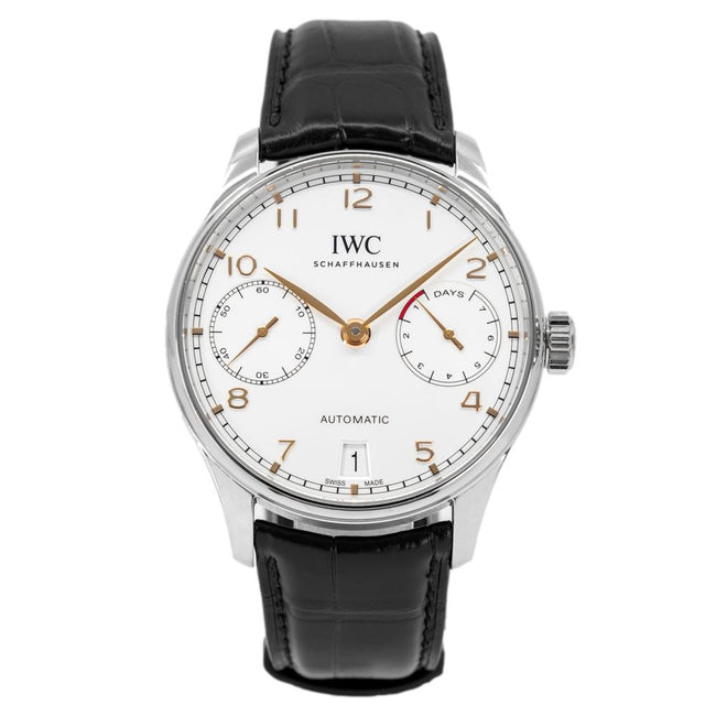 IWC Men's IW500704 Portuguese White Dial Watch