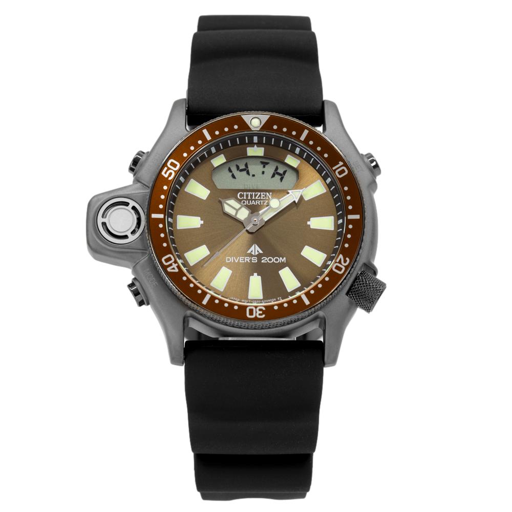 Citizen JP2007-17Y Aqualand Brown Limited Ed