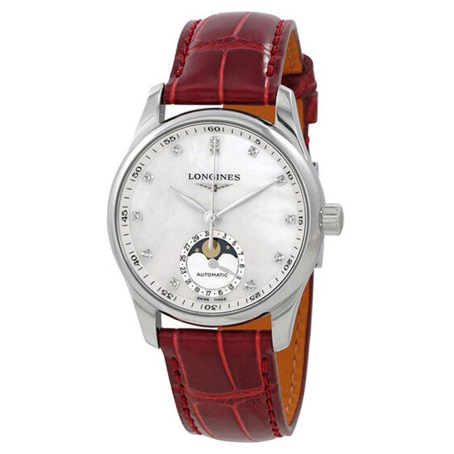 Longines Women's L2.409.4.87.2 Master Moonphase Auto