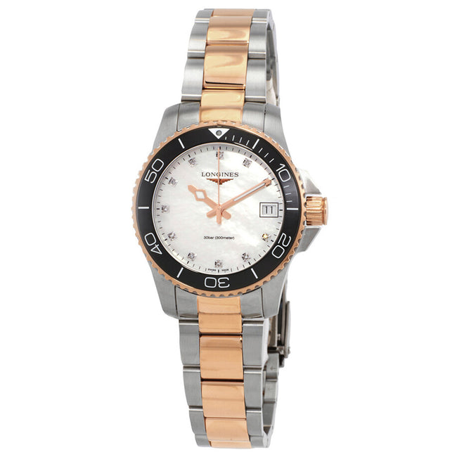 Longines Women's L3.370.3.89.6 HydroConquest Diamond Quartz