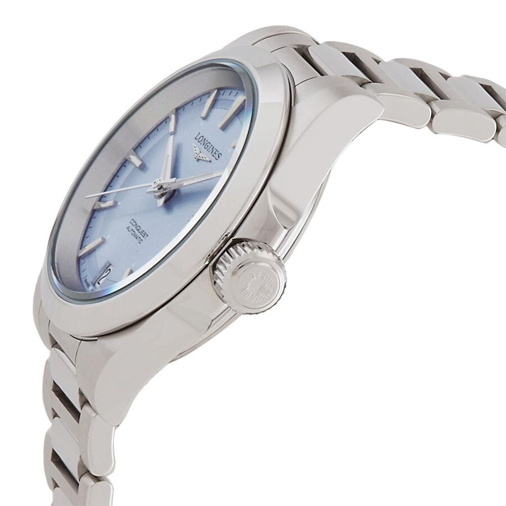 Longines Women's L3.430.4.92.6 Conquest 34mm Blue Dial Auto